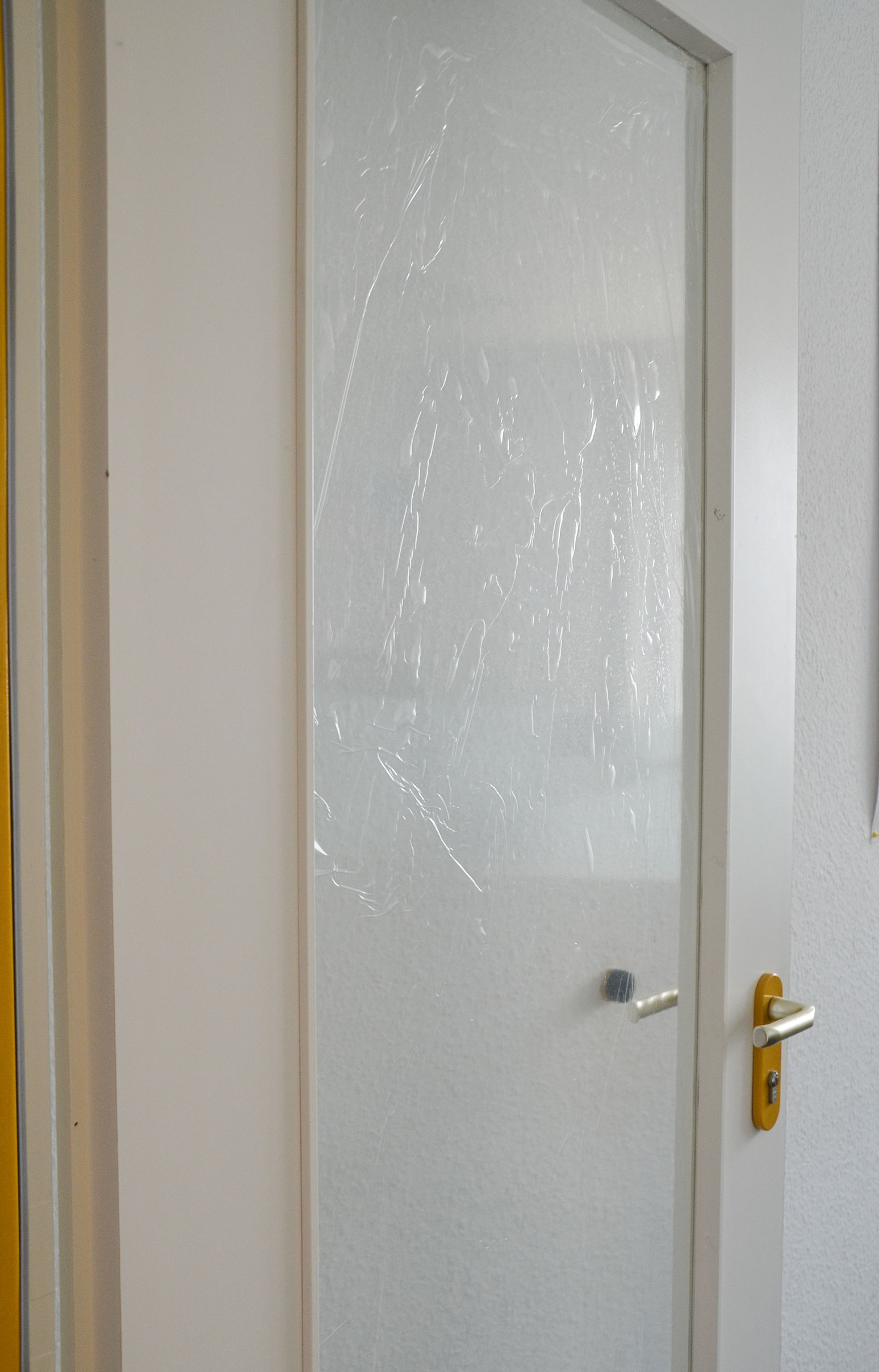 Abdeckfolie Schutzfolie selbstklebend für Glas Fenster Spiegel transparent  Rolle 500 mm x 100 m
